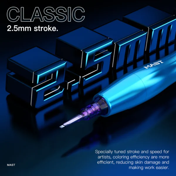 Mast P20 PMU Blue 2.5mm stroke.