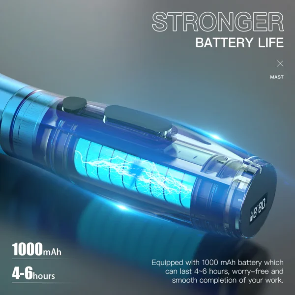 Mast P20 PMU Stronger Battery Life 2.5mm.