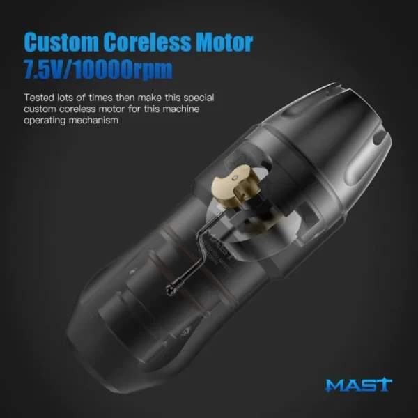 Mast Tour Pro Tattoo Rotary Pen Machine Stroke Length 3.6 mm.